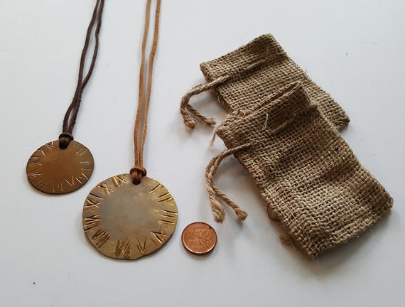 Mother Daughter Gift ~ Pendant Necklaces ~ His N Hers Gifts Valentine's Day Present Shipped Worldwide Hand Forged Accessories with Gift Bag