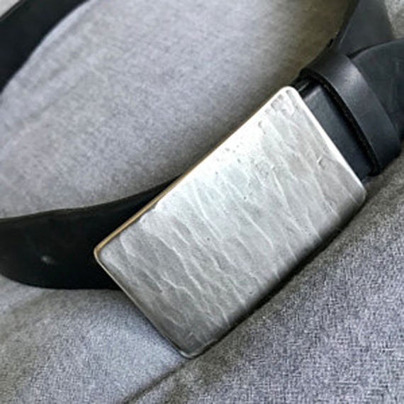 KILT Buckle, Hand Forged Scottish KILT Buckle, Hypoallergenic, Custom Sizes Made to Order, Stainless Steel,2 Inch Snap Belts Also Available