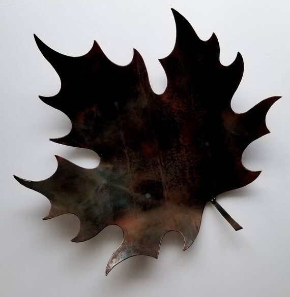 Maple Leaf Serving Tray, Canada on Display, Metal Dish, Made in Canada, Key Holder, Bronze Finish, Cottage Gifts, Candy Dish, Canadian Gifts