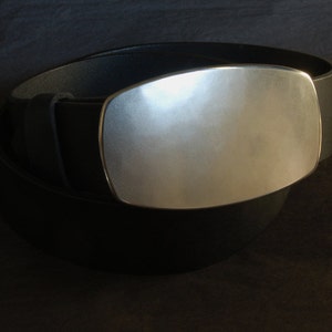 Silver Belt Buckle City Slicker Hand Forged Buckle Unisex | Etsy