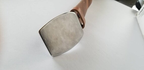 Belt & Buckle Set, Handcrafted, Canadian Designed Belt and Buckle, Workwear, Boyfriend Gift, Jean Accessory, 1.5" Leather Belt, Unique Gifts