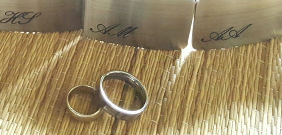Wedding Accessories Personalized Belt Buckles Groomsmen Accessories Brushed Stainless Steel Bespoke Hand Forged Belt Buckles Fits 1.25" Belt