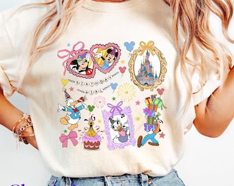 Disney and Friends Birthday Girl PNG, Minnie Mouse Tee, Disney, Disney birthday Trip PNG, disney girl birthday