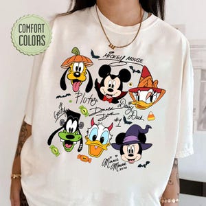 Coquette Bows Signatures Mickey and Friends PNG, Mickey and Co Disney PNG, Disney World png, Disneyland png, Magical Kingdom halowwen