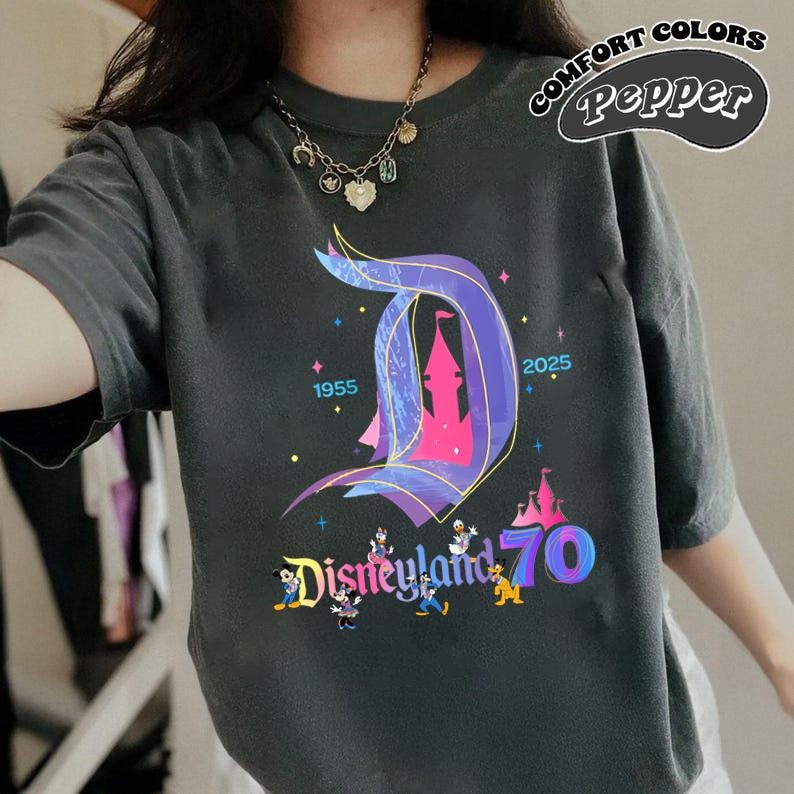 Disneyland 70 Tシャツ New Magic Key 'I Was There' Disneyland 70th T-Shirt Released