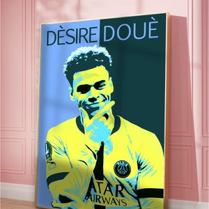 Dèsire DOUÈ, buntes Poster, Druckbare Kunst, Abstraktes Bild, Poster, trendige Wandkunst, digitale Kunst, Digitaldruck