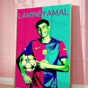 Llamin YAMAL, buntes Poster, Druckbare Kunst, abstraktes Bild, Poster, trendige Wandkunst, digitale Kunst, Digitaldruck