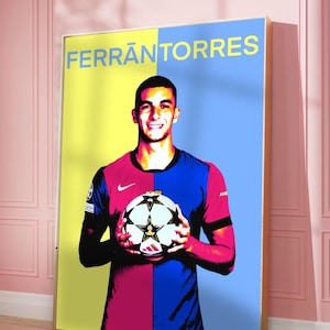 Ferrán Torres, buntes Poster, Druckbare Kunst, Abstraktes Bild, Poster, trendige Wandkunst, digitale Kunst, Digitaldruck