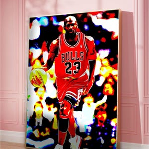 Jordanien Poster, buntes Poster, druckbare Kunst, abstraktes Bild, Poster, trendige Wandkunst, digitale Kunst, Digitaldruck