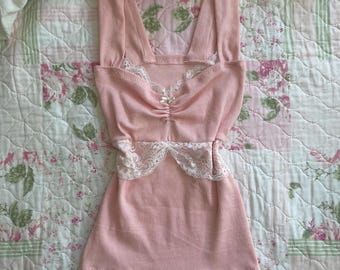 vintage coquette cami top y2k fairycore blouse