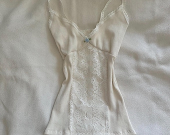 vintage coquette cami top y2k fairycore blouse