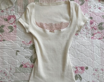 vintage coquette cami top y2k fairycore blouse