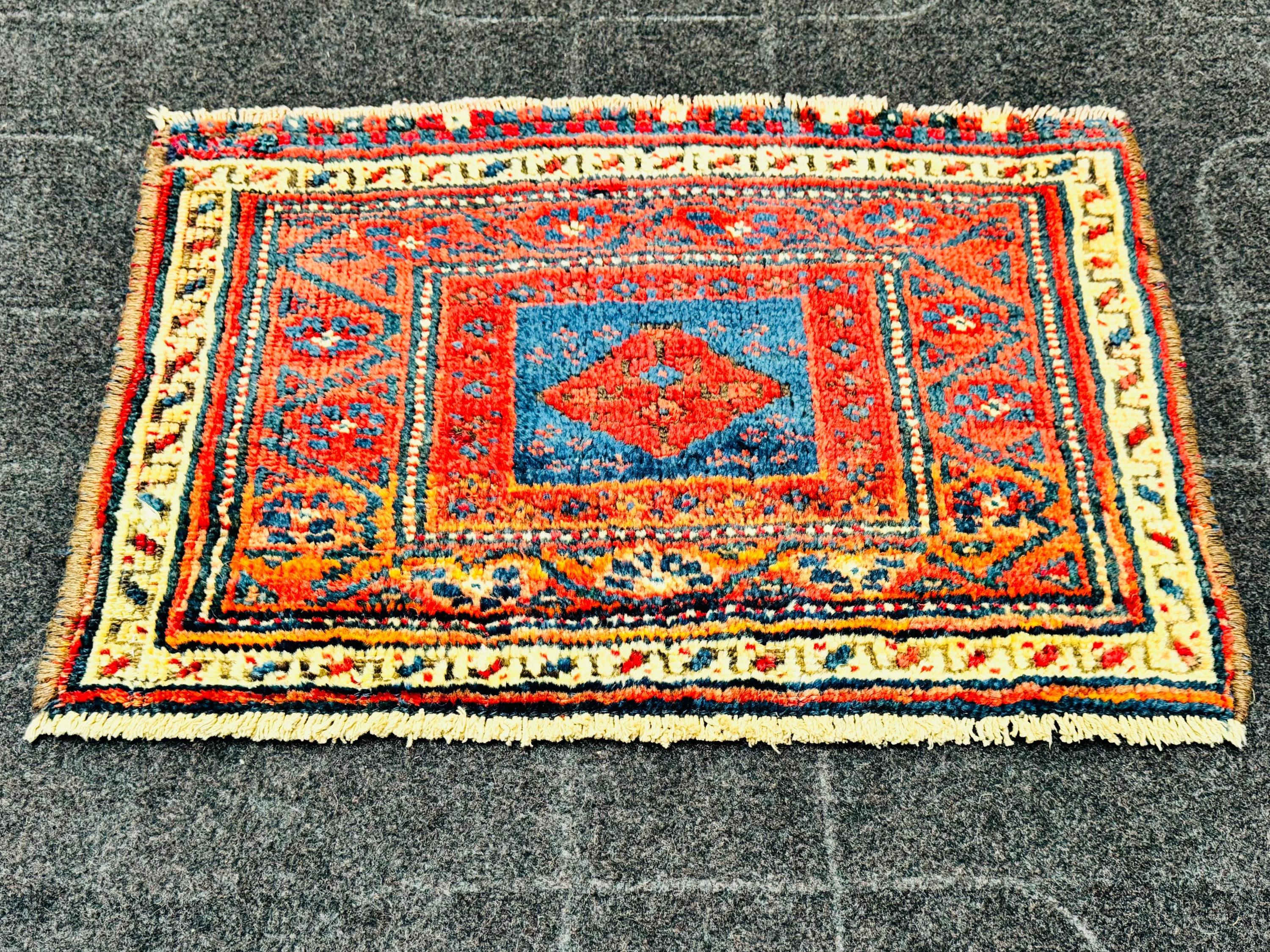 Antique Afghan Rug - Etsy