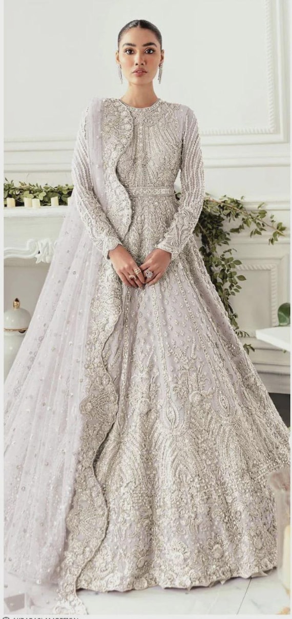 White Pakistani Maxi Gown Long Dress, Indian Bridal Wedding Wear, Anarkali or Lehenga Choli Nikkah Mehndi Engagement Partywear Guest Outfits - Etsy Australia White Pakistani Maxi Gown Long Dress, Indian Bridal Wedding Wear, Anarkali or Lehenga Choli Nikkah Mehndi Engagement Partywear Guest Outfits - Etsy Australia