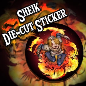 The Legend of Zelda Sheik Die-Cut Sticker