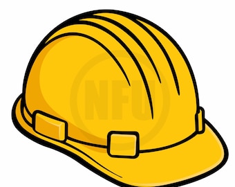 Hard Hat SVG, Construction Helmet PNG, Safety Work Clipart, Builder Equipment Cut File, Engineer Headgear Vector Art, Worker Gear Design