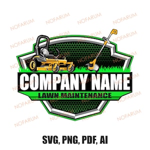 design de logotipo de empresa de manutenção de gramados, logotipo de empresa de serviços de gramados, logotipo personalizado de empresa, serviços profissionais de gramados, logotipo svg de manutenção de gramados