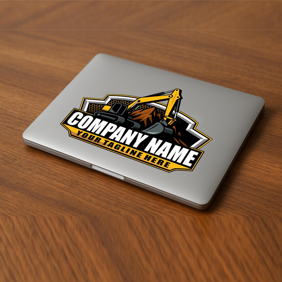 Excavation Company Logo SVG Heavy Equipment Badge Design for Contractor ...