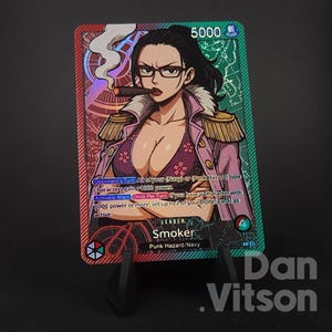 One Piece Smoker Custom Leader OP10-001 Roodgroen kaartspel