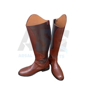 Bottes d'équitation en cuir pour hommes et femmes | hautes bottes d'équitation polo noires faites main | Chaussures d'équitation | Bottes d'équitation vintage | Cadeaux