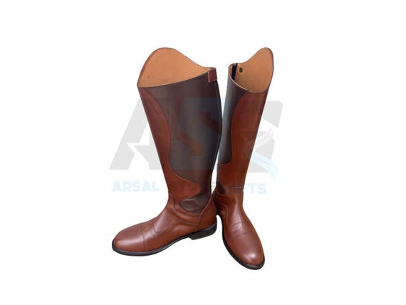 Horse Riding Leather Boots For Men And Women  | Handmade Tall Black Polo Riding Boots  | Equestrian Shoes | Vintage Riding Boots | Gifts