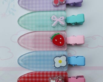 Anti-Crease Hair Clips: Cute Kawaii Styling Clips