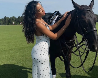 Lace Patchwork Maxi Dress, V-Neck Backless Spaghetti Strap, Slim Fit Party Outfit