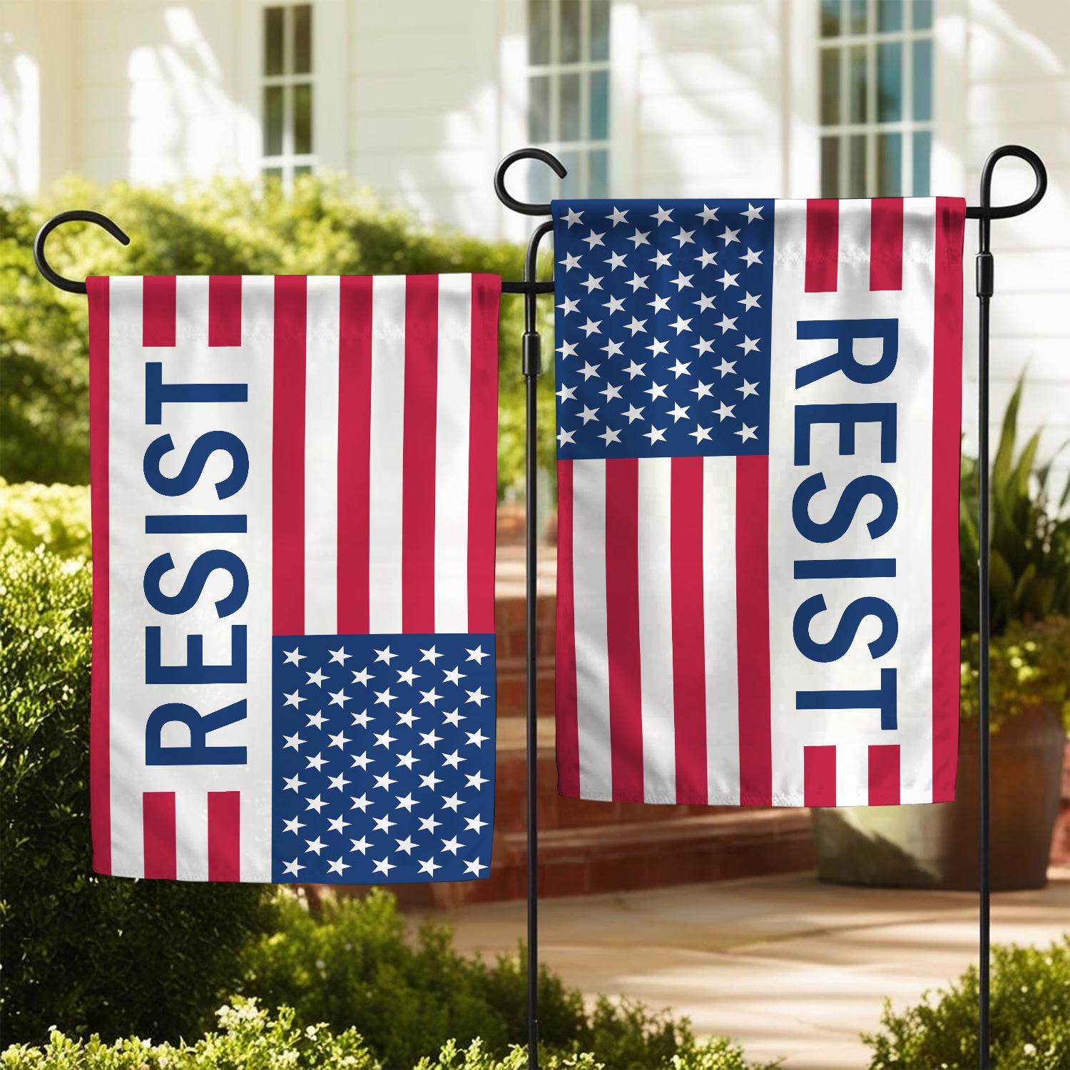 Discover Democracy Garden or House Flag, American Garden House Banner