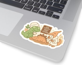 Dinosaur Spa Day Sticker | Jurassic Dino Lover Gift