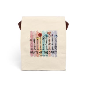 Früchte des Geistes Lunchbag, Lunchbag, Baumwolltasche, Lunchbag für den Schulanfang