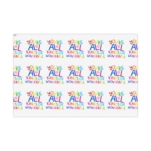 Kleurrijke regenboogcadeauverpakking | Milieuvriendelijk, satijn of mat afbeelding 3