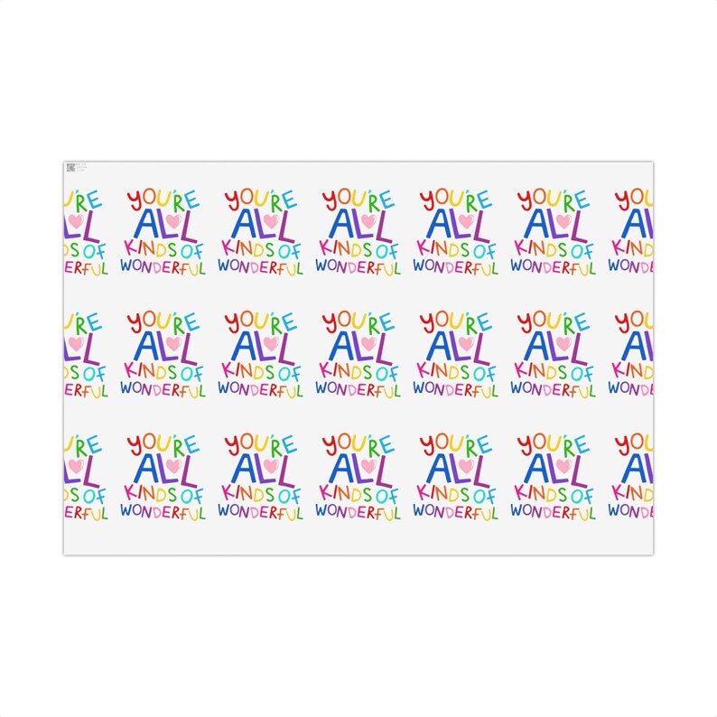 Kleurrijke regenboogcadeauverpakking | Milieuvriendelijk, satijn of mat afbeelding 3