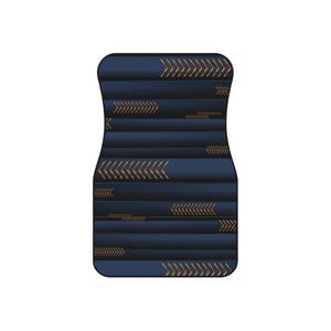 Abstract Blue Rose Gold Arrow Car Floor Mats Set | Modern Auto Accessories image 7