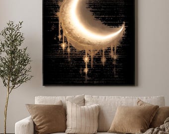 Celestial Moon Art Digital Print Bundle - Gift for Astrology Lover
