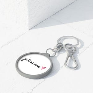 Schlüsselanhänger Love Jetaime, süßes Schlüsselbund Geschenk Accessoire, Geburtstagsgeschenk, Geschenk für Sie, Geschenk für Ihn