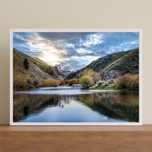 Majestic Mountain Reflection | Digital Photo for Print