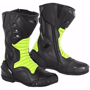 Leren motorlaarzen voor heren en dames - Comfortabele, gepantserde rijlaarzen met rits, antislipzool, versterkte straatraceschoenen CE