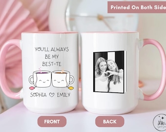 Personalized Bestie Mug, Best Friend Mug, Gift For Bestie, My Best-Tea Forever Mug, Best Friend Birthday Gifts, Friendship Mug, Xmas Gifts