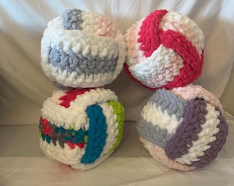Crochet Volleyball Pillow