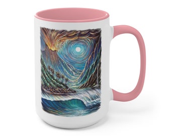 ESSENCE OF HAWAII Tropical Island Coffee Mug 15oz (0.44 L)