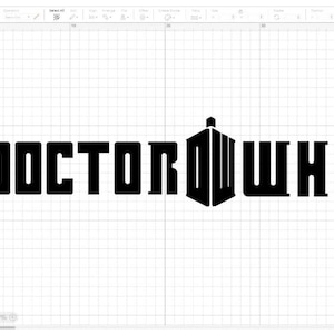 TARDIS ロゴ付き Doctor Who フォント | デジタル ダウンロード | Cricut およびクリエイティブ ソフトウェア用の TTF および SVG 形式