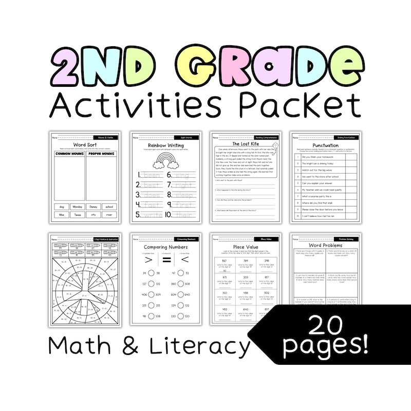 Early Finisher Packet - Etsy