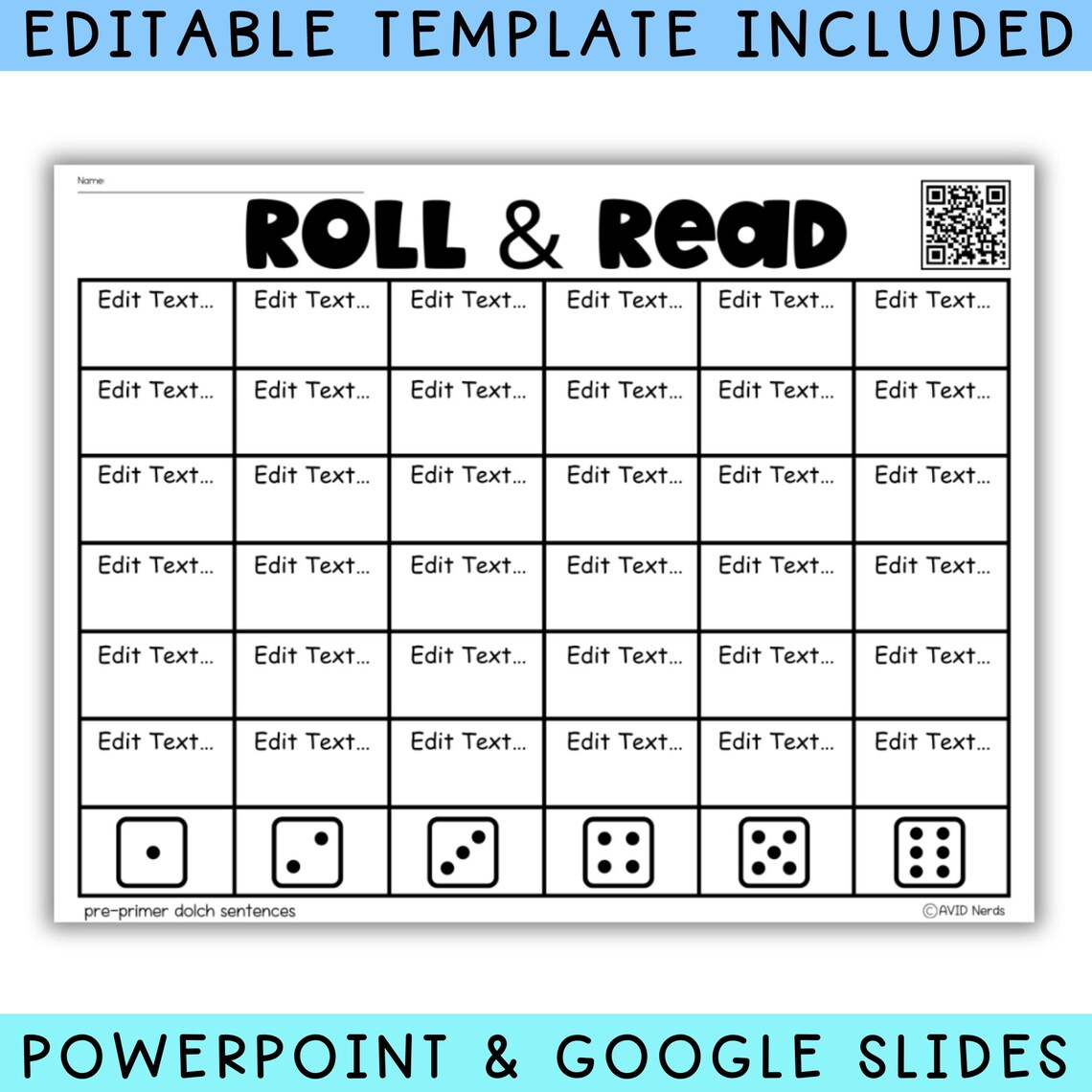 Third Grade Dolch Sight Word Fluency Sentences Worksheets | Roll and ...