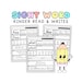 Kindergarten Dolch High-frequency Sight Words | Read & Write Practice ...