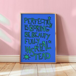 Poster colorato con citazione di affermazione, stampa di amore per se stessi, decorazione con dopamina, stampa di affermazione positiva, decorazione per la stanza preppy, poster di supporto emotivo