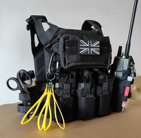 JPC 1.0 Tactical Vest for Airsoft COS, MilSim Gear Loadout, Ghost Recon Style, Wargame Outdoor Combat Plate Carrier Prop