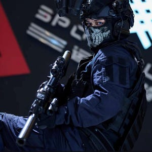 Ghost Cosplay Tactical Helmet, Call of Duty COD19 Special Forces Tactical Headgear, Cosplay Gear