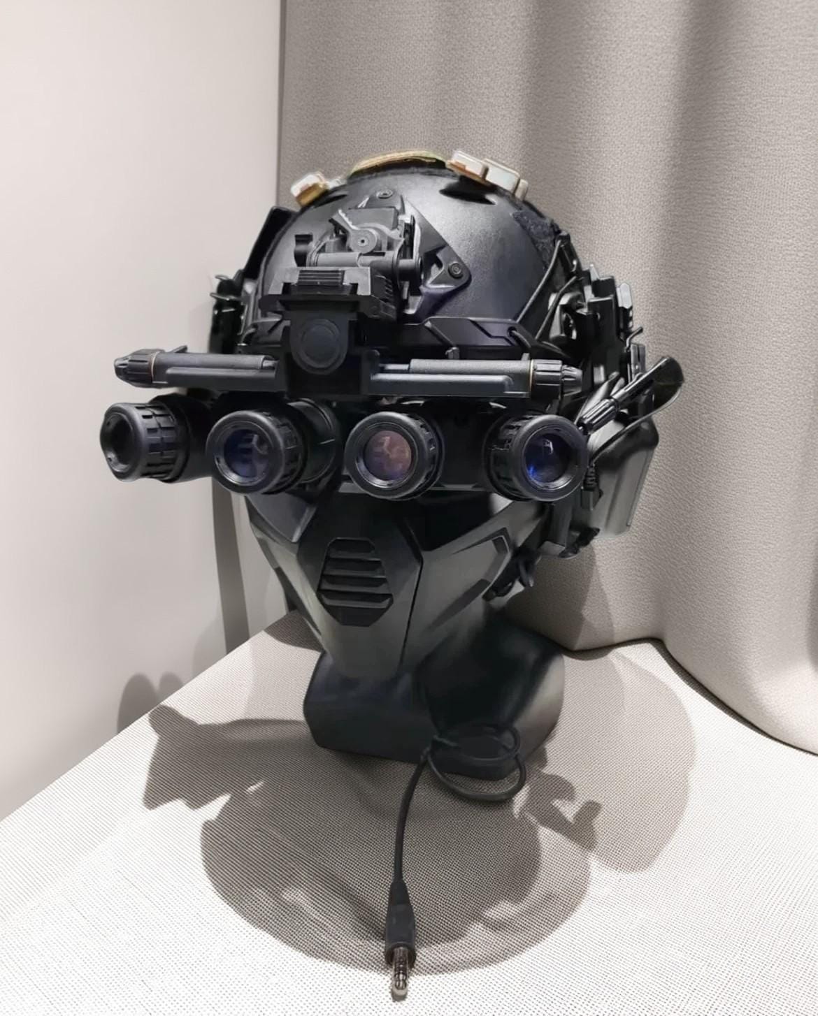 Tactical Night Vision Helmet Mask Set, Wargame Cosplay Gear