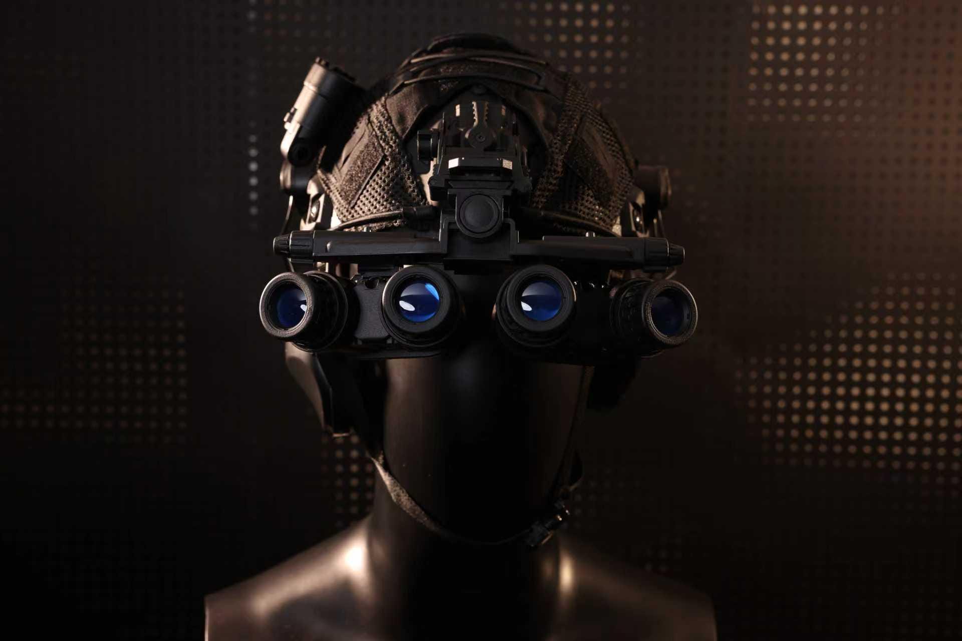 Tactical Night Vision Helmet Mask Set, Wargame Cosplay Gear