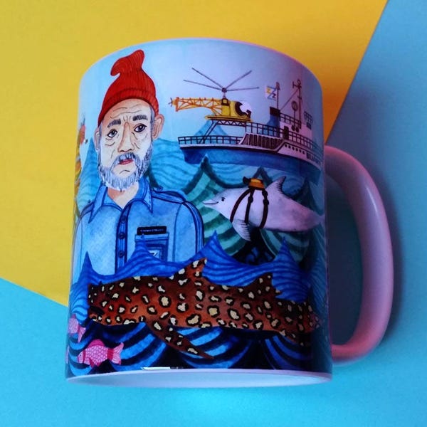 The Life Aquatic Steve Zissou Movie Coffee Cup